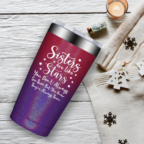 Miniatura 8 de Fufandi Regalos para hermanas de hermanas - Regalos de Navidad para hermanas - Ideas de regalo de cumpleaños para hermanas, Regalo del día