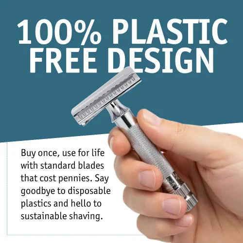 Miniatura 9 de Rasuradora de seguridad Merkur-razor 37c, cromado con barra inclinada