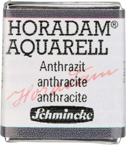 Schmincke - HORADAM® AQUARELL - acuarelas de los mejores artistas, 786 Antracita, 14 786 044, 1/2 sartén