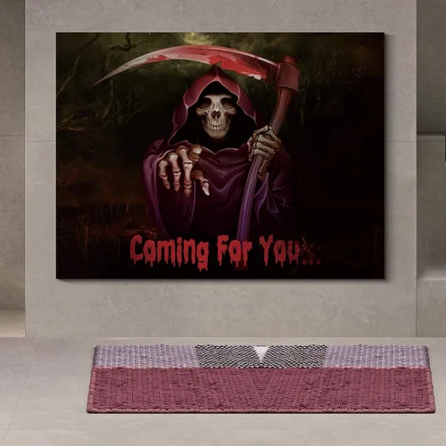Miniatura 5 de Denozer - Pintura artística de pared de Halloween, impresión artística sobre lienzo para dormitorio, sala de estar, decoración de pared del hogar