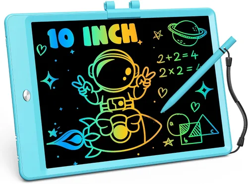 Miniatura 4 de ORSEN Tableta de escritura LCD de 10 pulgadas para niños, almohadilla de dibujo colorida y juguete educativo, regalo para niños y niñas de 3 a 6 años