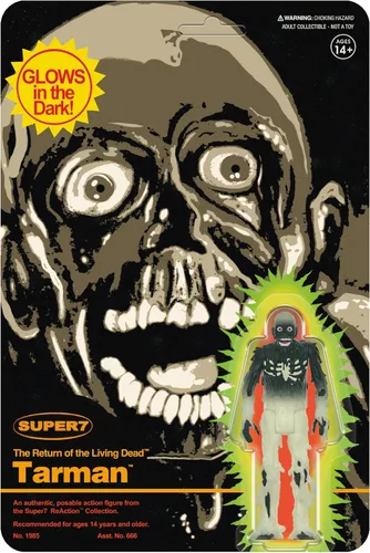 Super7 Return of The Living Dead Tarman (Monster Glow) - Figura de acción de Return of The Living Dead de 3.75 pulgadas, coleccionables clásicos de