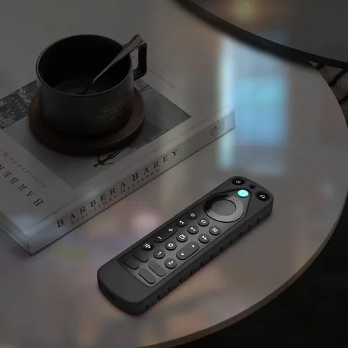 Miniatura 7 de CaseBot Funda para Alexa Voice Remote Pro (versión 2022) – Honey Comb ligera, antideslizante, a prueba de golpes, funda protectora de silicona