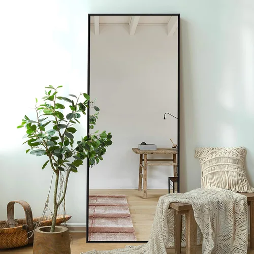 Miniatura 34 de MIRUO - Espejo de pared para colgar sobre la puerta, marco de poliestireno para baño, dormitorio, sala de estar, dormitorio y más