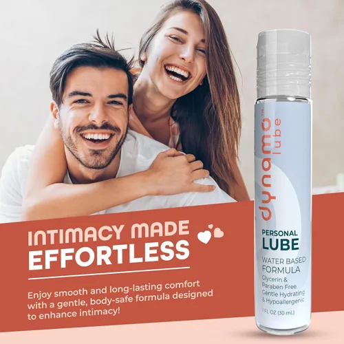 Miniatura 4 de Dynamo Wellness Lubricante personal a base de agua, lubricante que no mancha para hombres, mujeres y parejas, sin parabenos, sin glicerina