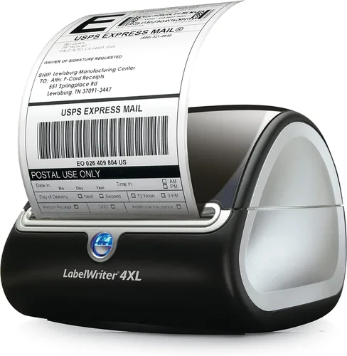 Impresora de etiquetas de envío DYMO LabelWriter 4XL, imprime etiquetas de envío extra grandes de 4x6