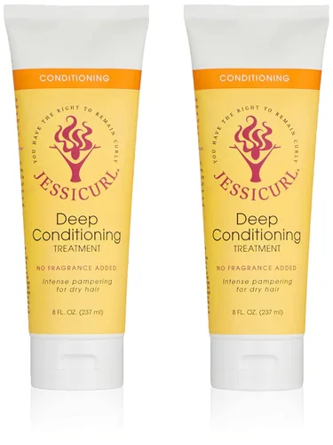 Miniatura 11 de Jessicurl, Tratamiento acondicionador profundo, lavanda cítrica, acondicionador profundo para cabello seco dañado, gran mascarilla