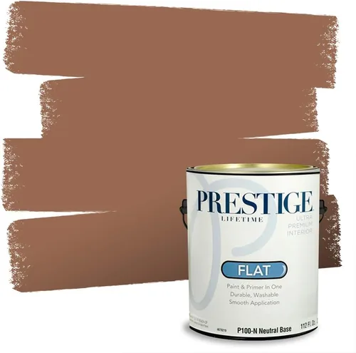 Miniatura 123 de PRESTIGE Pintura exterior e imprimación en uno, bronceado Aberdeen, plano, 1 galón