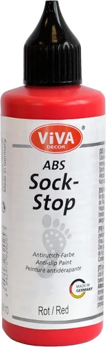 Miniatura 18 de Viva Decor ABS Sock Stop (82 ml, azul claro) - Pintura para telas para calcetines antideslizantes, alfombras de baño y más - Sin látex, a base