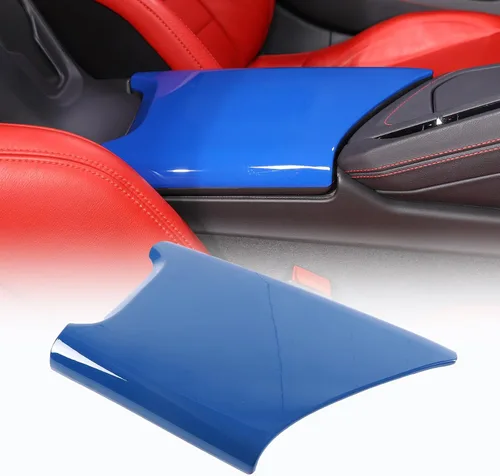 Miniatura 13 de CHEAYAR Funda para Reposabrazos de Interior de Coche, Caja de Consola Central Compatible con Chevrolet Corvette C8 2020-2023, Cubierta de Protección