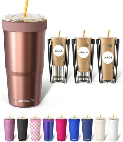 Miniatura 10 de Frost Buddy Togo Buddy 30oz Stainless Steel Vacuum Insulated Tumbler To Go Coffee Cup – Iced Coffee Sleeve, Travel Mug, Thermal Cup for Hot & Cold