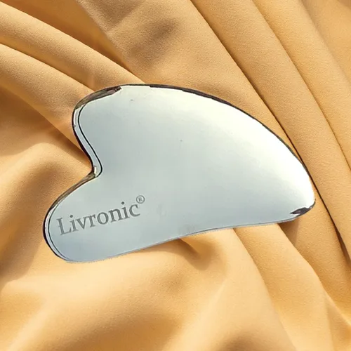 Miniatura 4 de Livronic Bronze Kansa Gua Sha Guasha Herramienta de masaje para terapia de tejidos blandos Masaje tendinoso Raspado Alivio del dolor muscular