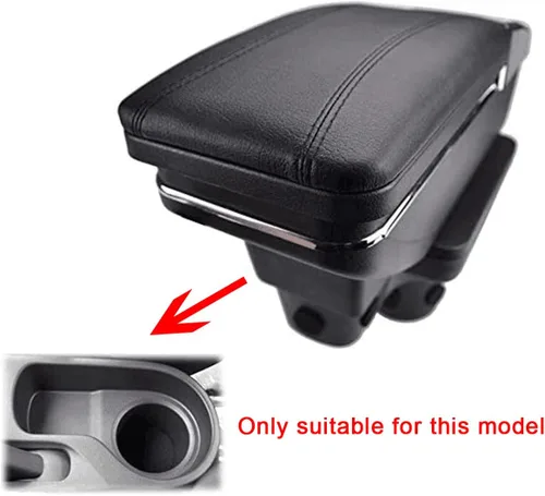 Miniatura 3 de Caja para reposabrazos de automóvil para Hyundai Accent Verna Solaris 2 2017-2020, organizador de consola central, reposabrazos de almacenamiento