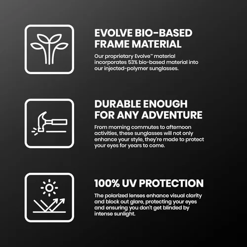 Miniatura 3 de Suncloud Topsail - Gafas de sol polarizadas – 100% protección UV – Ajuste cómodo, diseño moderno – para hombres y mujeres