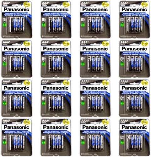 Miniatura 3 de 192PC Panasonic AAA Baterías Super Heavy Duty Power Carbono Zinc Triple A Batería 1.5V