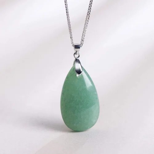 Miniatura 2 de iSTONE - Collar de plata de ley 925 con dije de lapislázuli para mujer, piedra preciosa natal con cadena de plata de 18 pulgadas