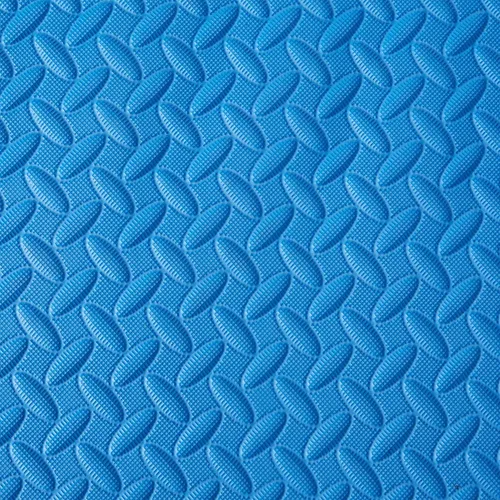 Miniatura 8 de BalanceFrom Baldosa de Espuma EVA Entrelazada para Ejercicio de 24 x 24 pulgadas – Suelo de Rompecabezas Antideslizante para Gimnasio en Casa, Azul