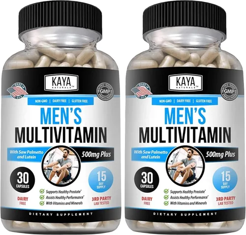 Miniatura 13 de Kaya Naturals Multivitamínico para hombres - Multivitamínico para próstata para hombres - Suplemento diario multimineral - píldoras para hombres