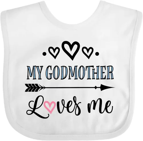 Miniatura 13 de inktastic Babero para bebé My Godmother Loves Me Godchild