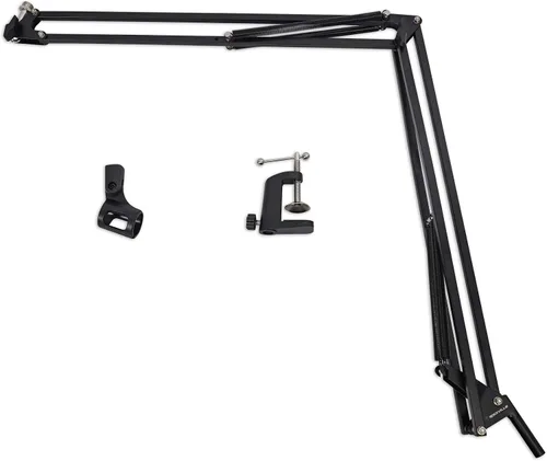 Miniatura 9 de Rockville DMS40 40 "Micrófono Boom Arm Studio Podcast USB Mic Stand+Escritorio Abrazadera