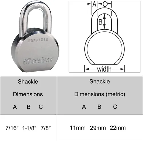 Miniatura 3 de Master Lock - (1) Candado de alta seguridad Pro Series con llave igual 6230NKA con tecnología BumpStop
