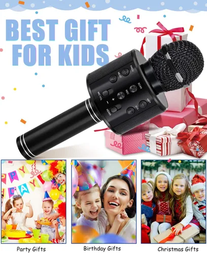 Miniatura 7 de Juguetes para Niños de 3-12 Años, Micrófono de Karaoke para Niños Regalos de Cumpleaños Presentes para Niñas y Niños de 5 6 7 8 9 10 11 12 Años