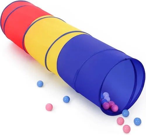 Miniatura 9 de Hoohtoot Los niños gatean a través del túnel de juego, túnel de juego desplegable para bebés para niños, tienda de campaña de juguete para niñas