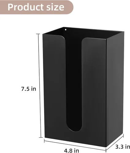 Miniatura 2 de SUBEKYU Soporte magnético para hojas de secadora para lavandería, contenedor de hojas de secadora, dispensador de hojas de secadora de hierro