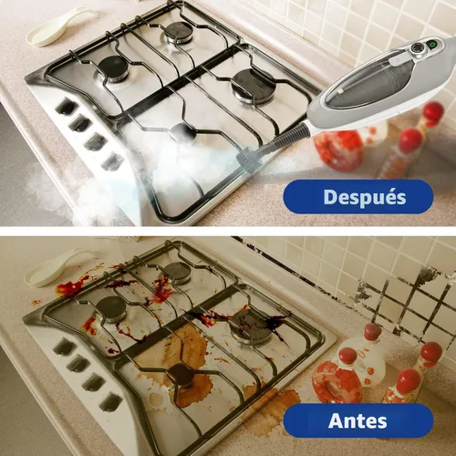 Miniatura 8 de Mopa de vapor - Limpiador de vapor portátil multiusos 10 en 1, vaporizador de piso desmontable para suelos de madera, azulejos, laminados, alfombras
