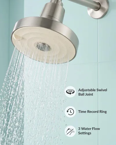 Miniatura 5 de SANYCASA Cabezal de Ducha Filtrado para Agua Dura, Elimina el Cloro y Metales Pesados, Filtro KDF-55 para Cabello y Piel Más Saludables, Protege
