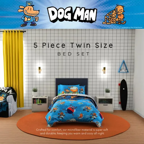 Miniatura 257 de Franco - Juego de edredón y sábanas supersuaves con funda, para niños, 7 piezas, tamaño matrimonial, Five Nights At Freddy's Cinco noches en Freddy's