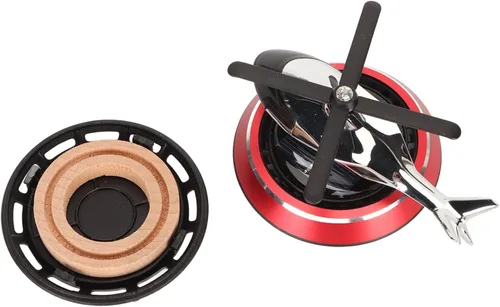 Miniatura 8 de Ambientador para automóvil, helicóptero mejorado para aromaterapia, ambientador giratorio solar con rotación solar, alivia el estrés y purifica