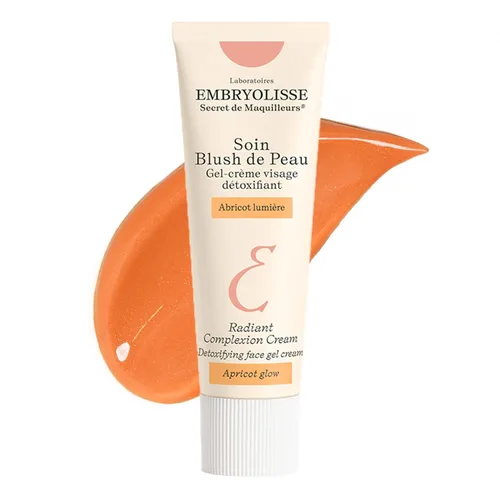 Embryolisse Crema de tez radiante. Maquillaje híbrido e hidratante facial con ácido hialurónico y manteca de karité. Cuidado iluminador para una