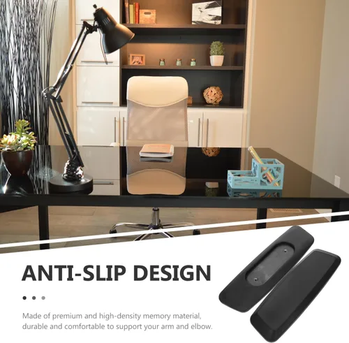 Miniatura 5 de Reemplazo de reposabrazos de elevación giratoria para sillas de oficina, almohadillas de cuero PU, cómodas y ajustables para silla de computadora