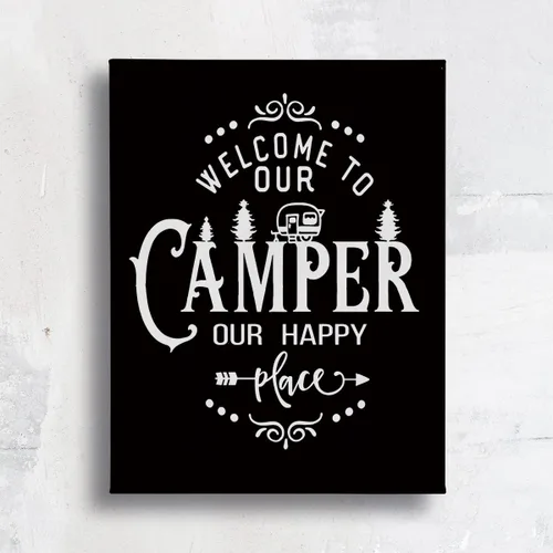 Miniatura 8 de Let The Adventure Begin - Lienzo decorativo para pared, enmarcado para sala de caravana, baño, decoración de remolques, 11 x 14 pulgadas, regalos