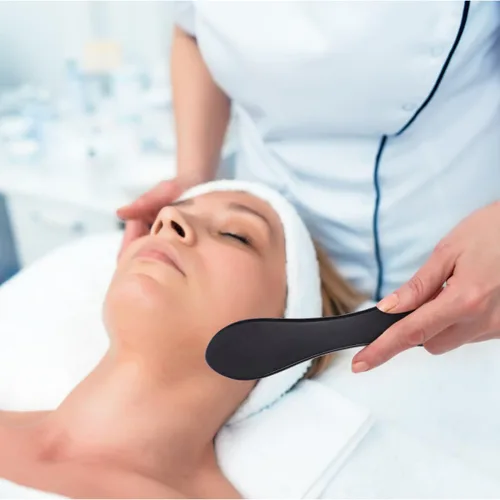 Miniatura 5 de Healifty Masajeador de cabeza de peine de cuerno de buey, herramienta de masaje Guasha, terapia de peine de pelo, tratamiento de punto de activación