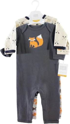 Miniatura 2 de Hudson Baby - Overol de algodón unisex para niños, Bosque