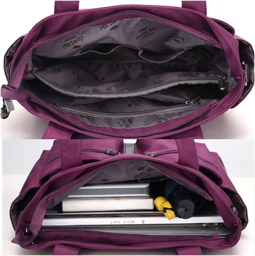 Miniatura 5 de Bolsos casuales para mujer, bolsos de hombro, bolsos de nailon suave