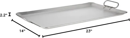 Miniatura 6 de Chef King RM1423 Home Plancha de acero inoxidable 14x23