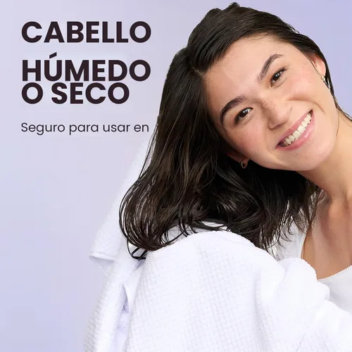 Miniatura 8 de Wavytalk Plancha plana de ventilación de 1.75 pulgadas de ancho para cabello húmedo o seco, alisador con doble voltaje que deja un aspecto suave