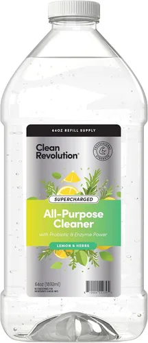 Miniatura 19 de Clean Revolution Suministro de repuesto para limpiador de superficies múltiples, no tóxico, ecológico y a base de plantas, listo para usar, lavanda