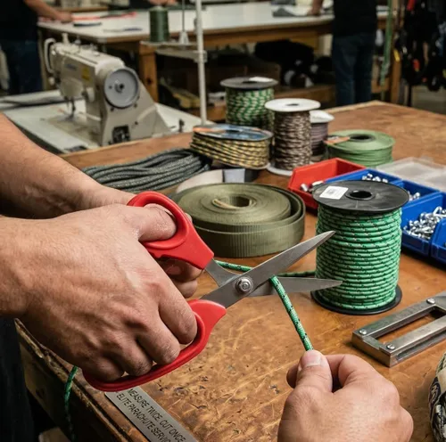 Miniatura 6 de VAMPLIERS Tijeras de Kevlar de fibra óptica de 8 pulgadas, tijeras de acero al carbono de grado industrial - Cortes Kevlar, Dyneema, Spectra