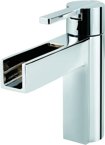 Miniatura 8 de Llave para baño centrado de Pfister, de 4 pulgadas, con mando único Vega y de cromo pulido, LF-042-VGKK