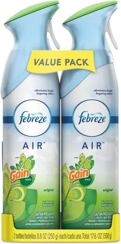 Miniatura 15 de Febreze Air Mist - Ambientador en aerosol, espray para habitaciones que combate el olor para el hogar, el baño y la cocina, aromas navideños
