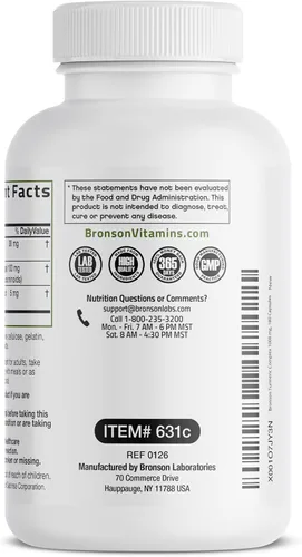 Miniatura 5 de Bronson Curcumina de cúrcuma con BioPerine – Soporte articular de alta potencia premium con 95% curcuminoides estandarizados – Cápsulas sin OMG