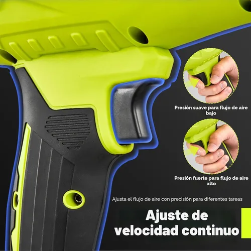 Miniatura 4 de Sakerplus Limpiador de polvo portátil, soplador de hojas inalámbrico, soplador de mano, sopladores de mano para el cuidado del césped, limpieza