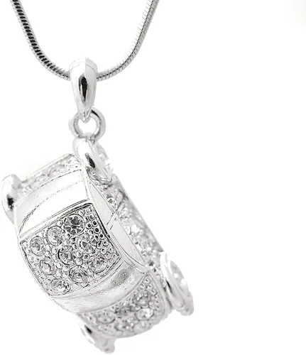 Miniatura 2 de chelseachicNYC Collar de cristal Volkswagen Beetle Wagon, Metal