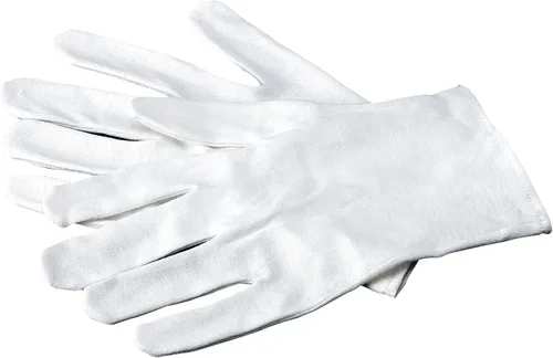 Carex Health Brands - Guantes de algodón para manos suaves, talla L