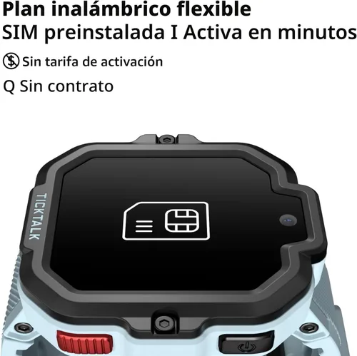 Miniatura 9 de TickTalk Reloj inteligente 5 para niños con rastreador GPS, videollamadas, mensajes de texto y aplicación parental, reloj inteligente 4G con música