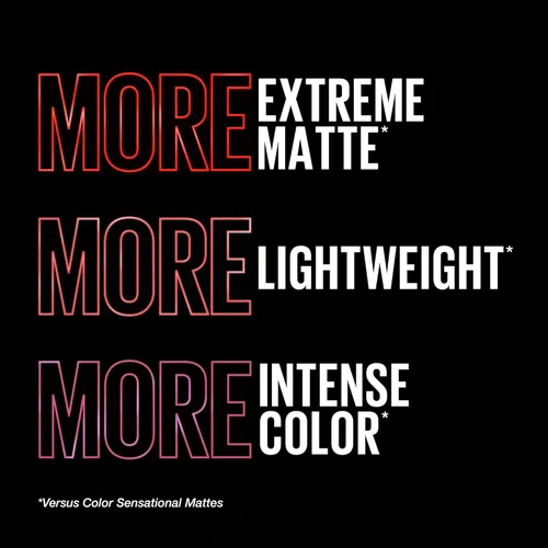 Miniatura 5 de Maybelline Color Sensational Ultimatte Lápiz labial mate sin secado, pigmento de color intenso, Más Malva, Rosa Malva Púrpura, 1 pieza 599 MÁS MAUVE